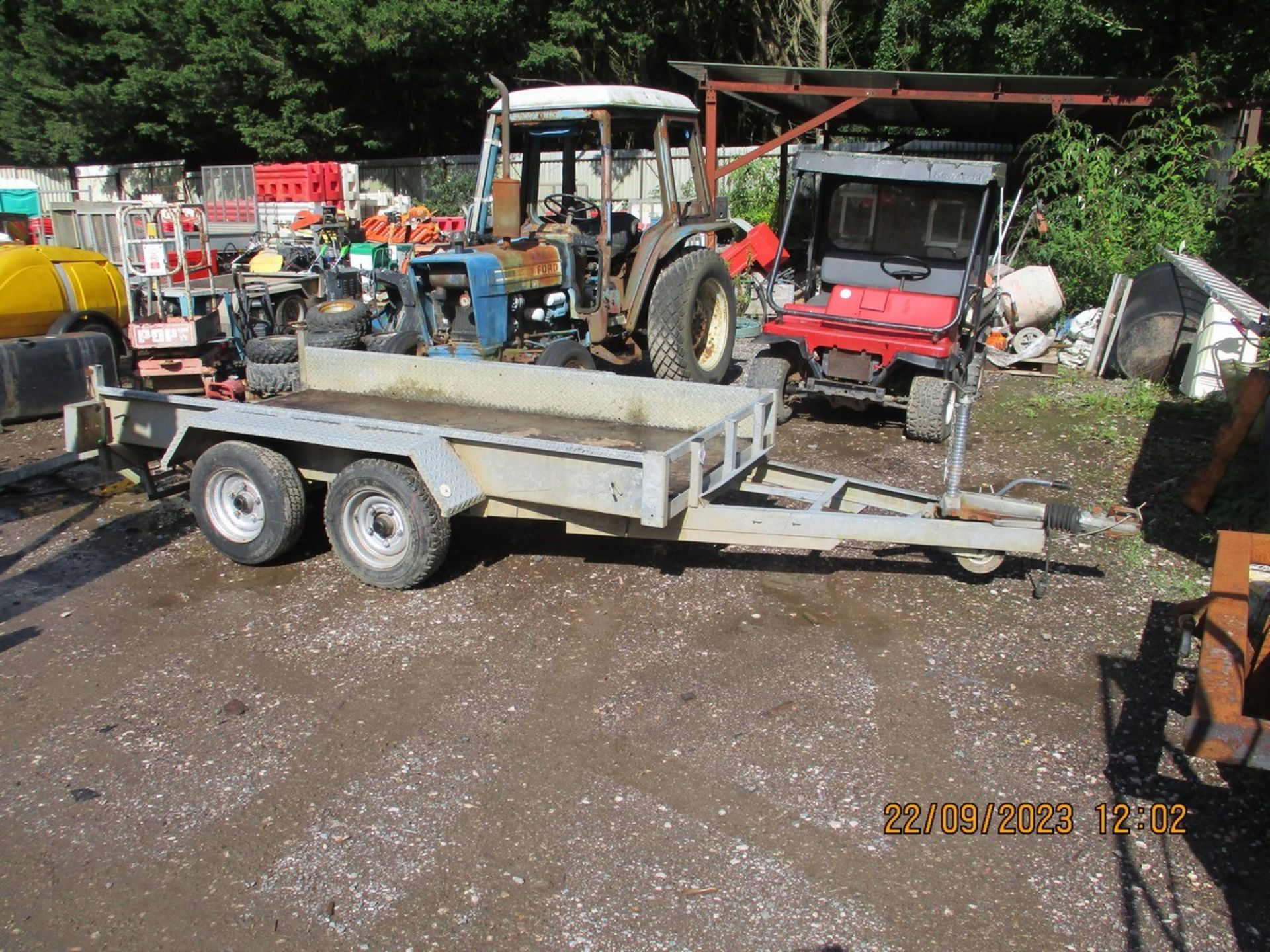 TWIN AXLE PLANT TRAILER