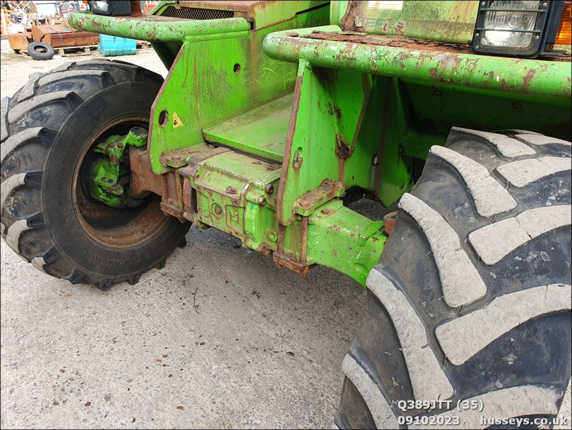 MERLO P287EVT TELEHANDLER & 2 BUCKETS. HOUR CLOCK & FUEL GAUGE U/S - Image 31 of 47