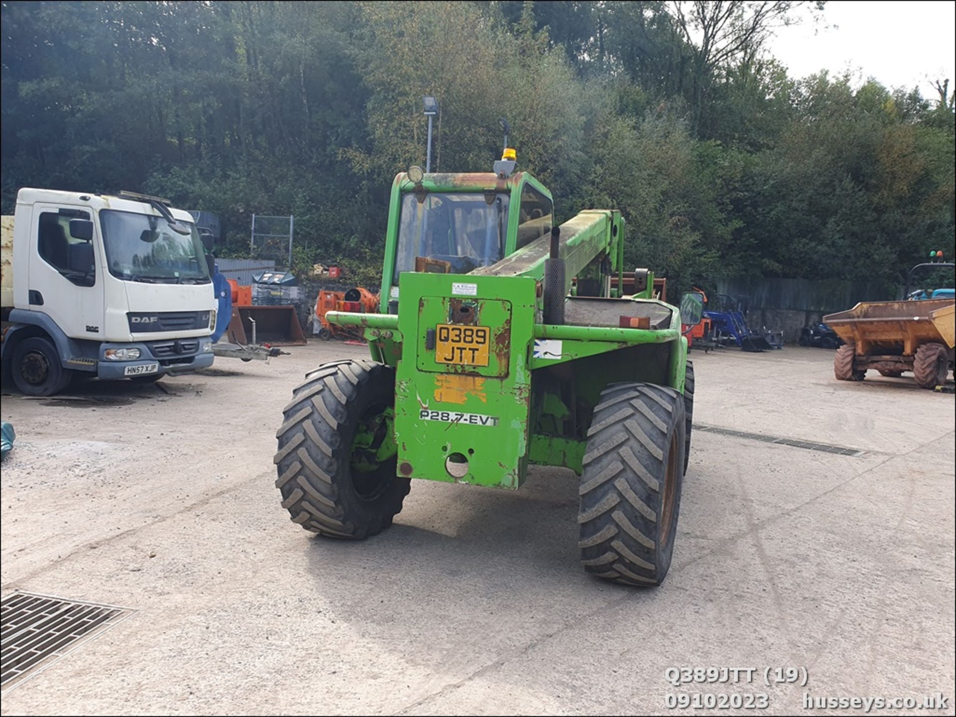 MERLO P287EVT TELEHANDLER & 2 BUCKETS. HOUR CLOCK & FUEL GAUGE U/S - Image 18 of 47