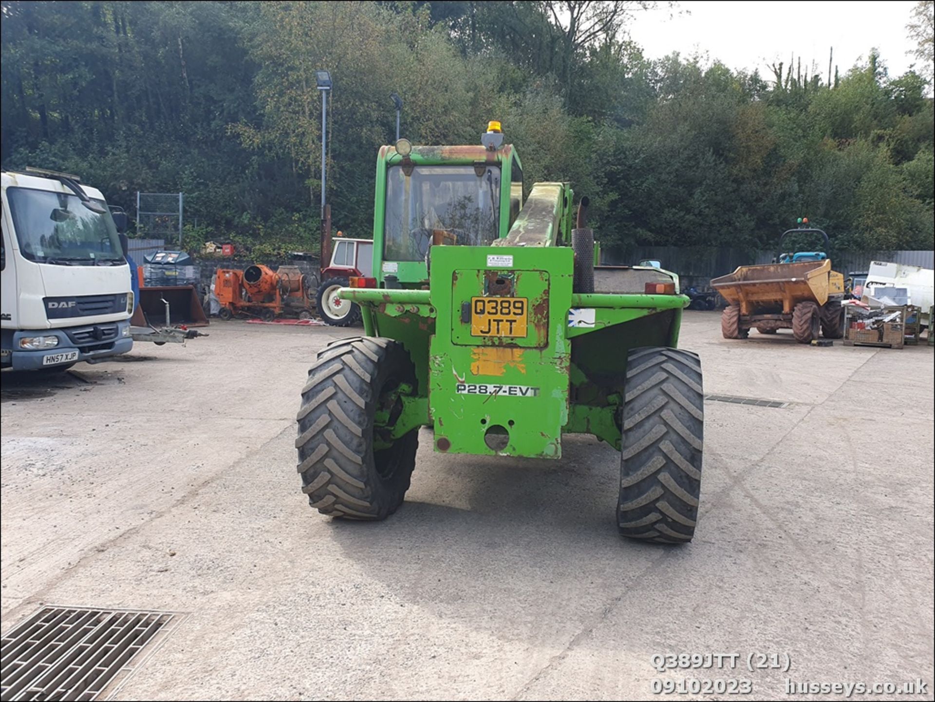 MERLO P287EVT TELEHANDLER & 2 BUCKETS. HOUR CLOCK & FUEL GAUGE U/S - Image 16 of 47