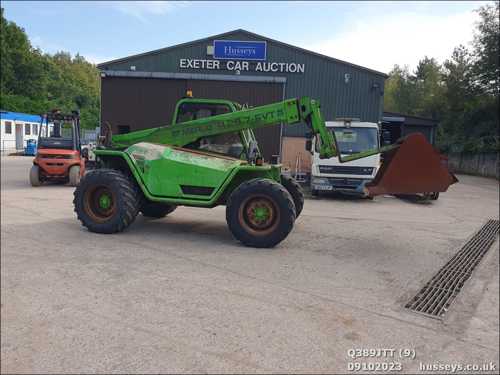 MERLO P287EVT TELEHANDLER & 2 BUCKETS. HOUR CLOCK & FUEL GAUGE U/S - Image 33 of 47