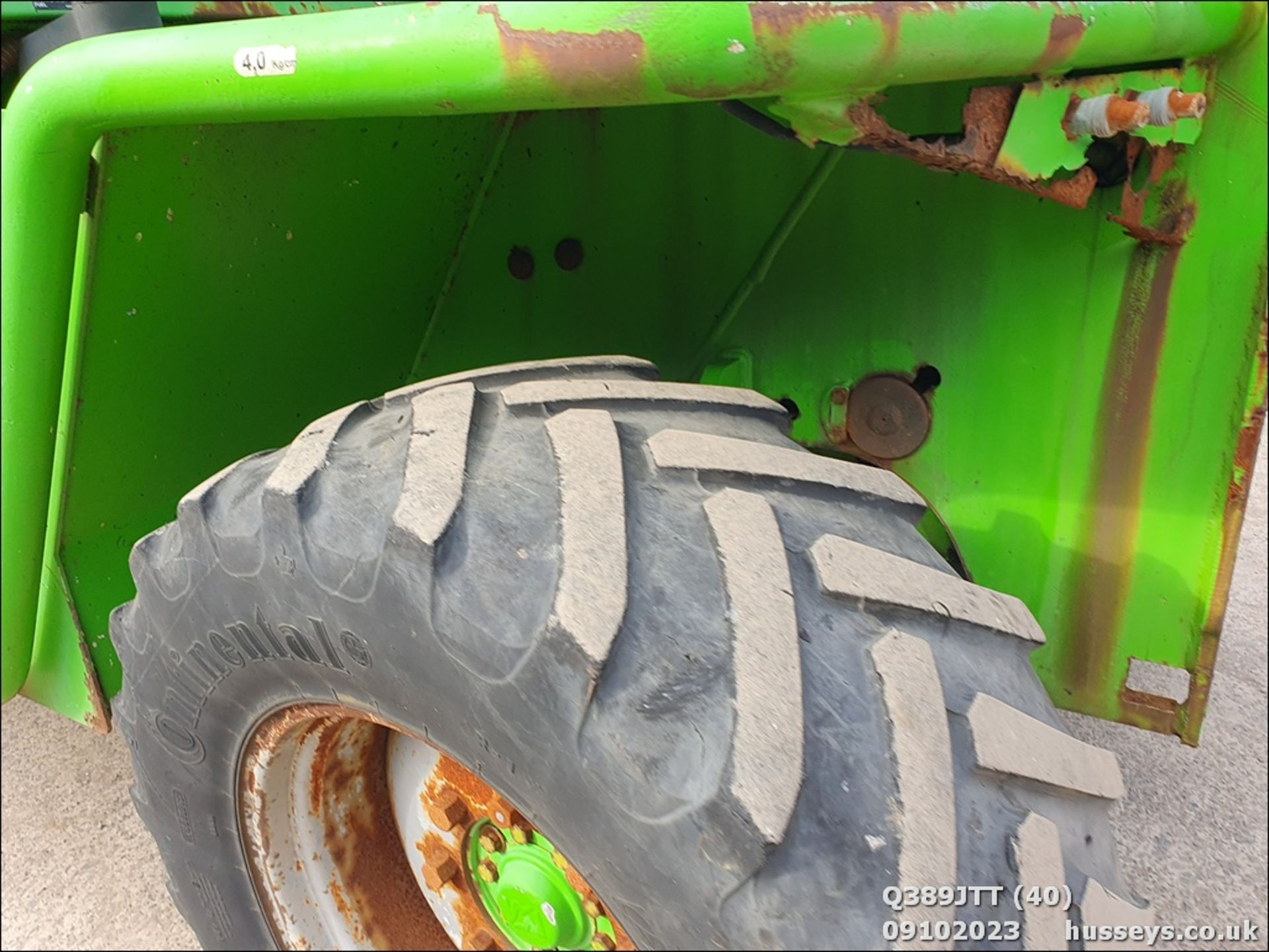 MERLO P287EVT TELEHANDLER & 2 BUCKETS. HOUR CLOCK & FUEL GAUGE U/S - Image 47 of 47