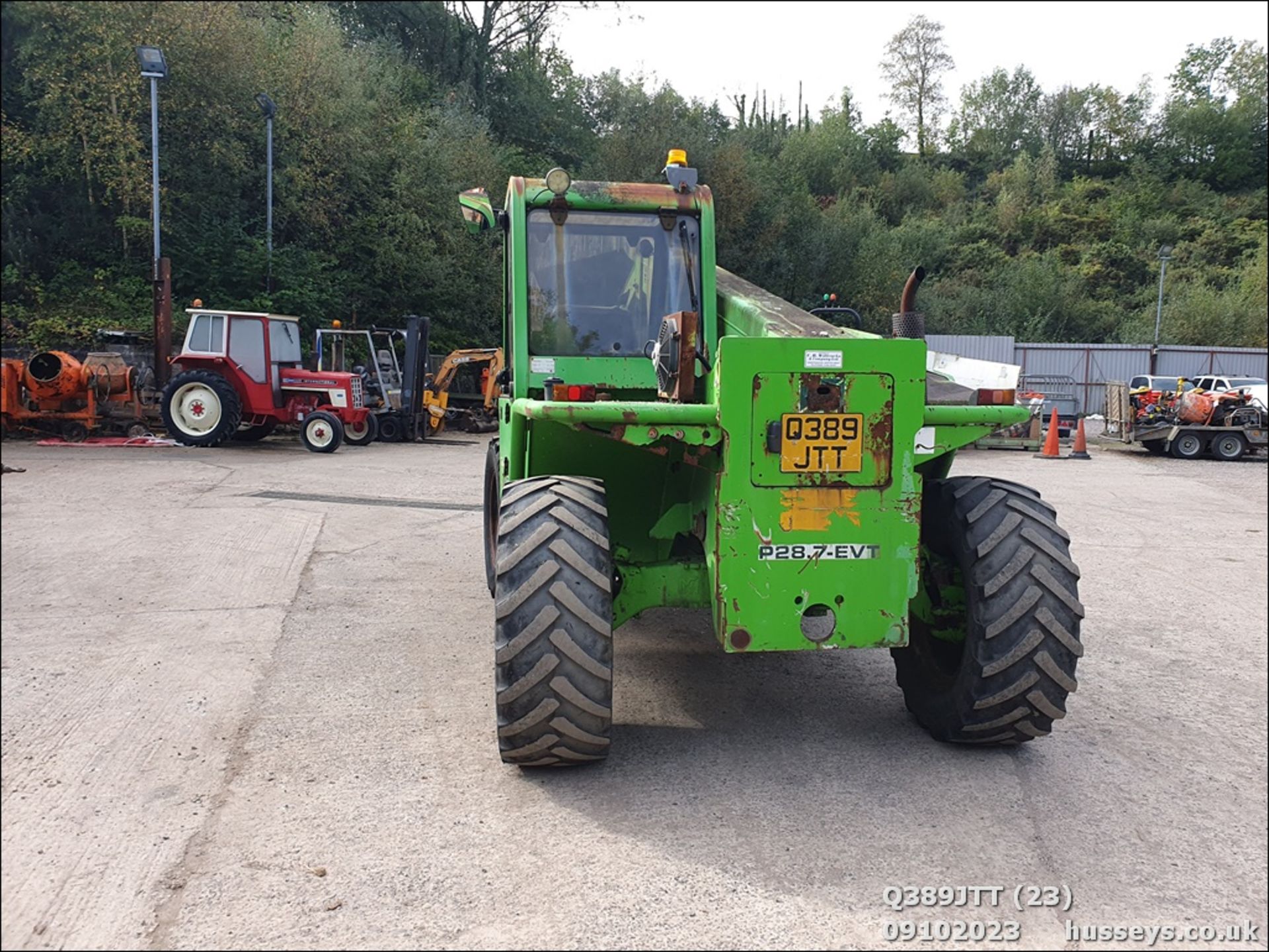 MERLO P287EVT TELEHANDLER & 2 BUCKETS. HOUR CLOCK & FUEL GAUGE U/S - Image 14 of 47