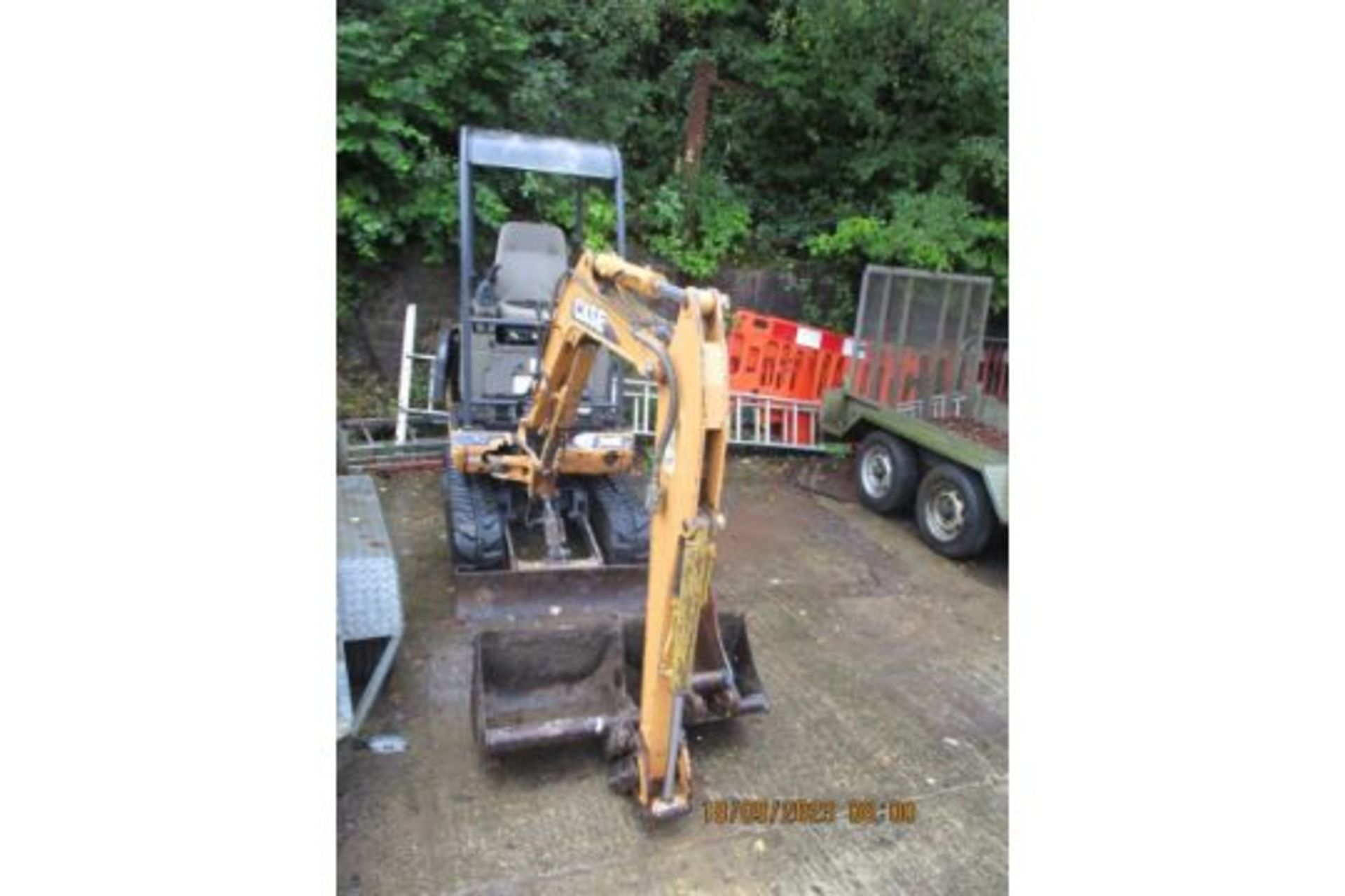 CASE CX16B R MINI DIGGER C.W 2 BUCKETS - Image 3 of 10