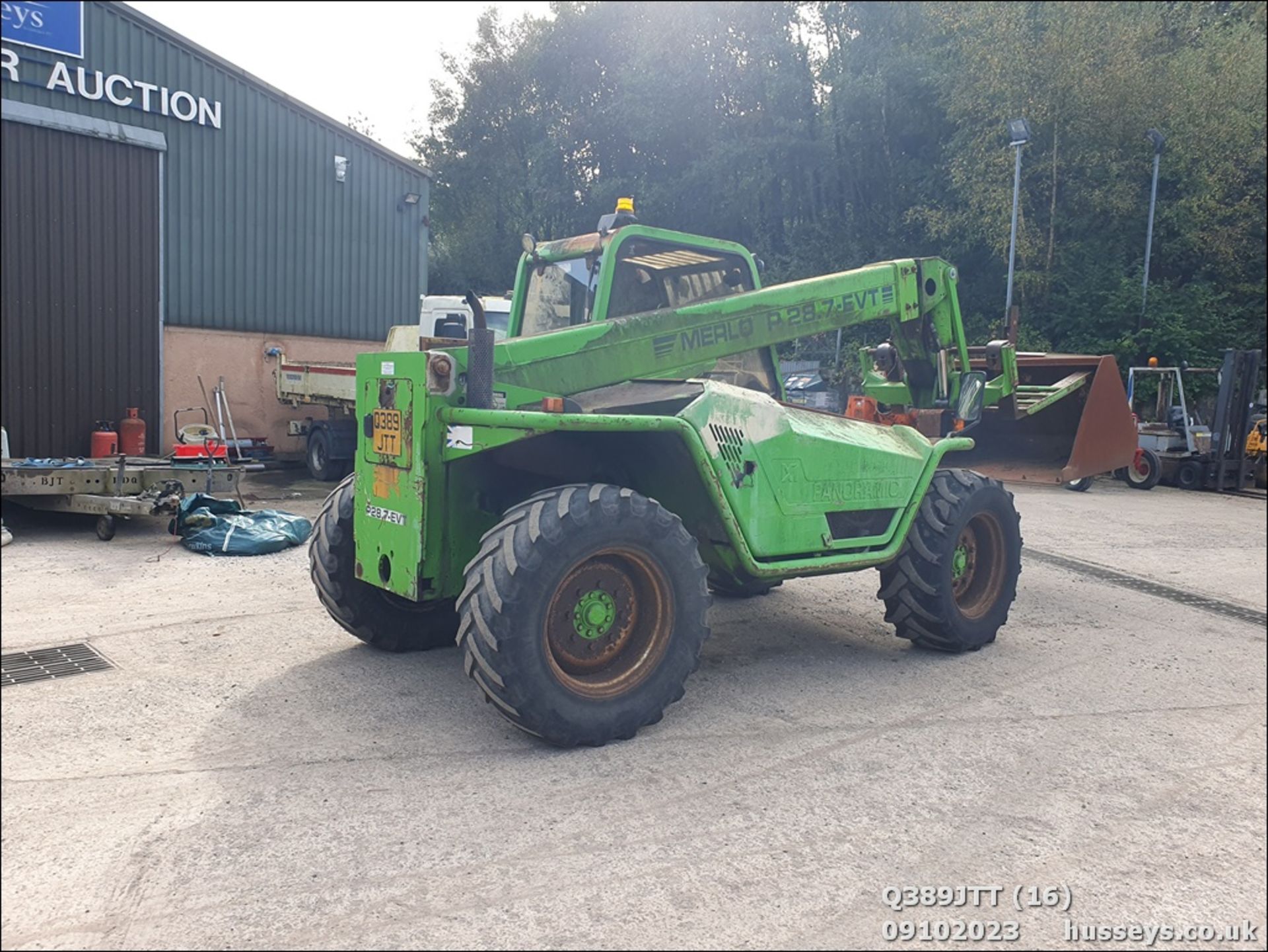 MERLO P287EVT TELEHANDLER & 2 BUCKETS. HOUR CLOCK & FUEL GAUGE U/S - Image 21 of 47