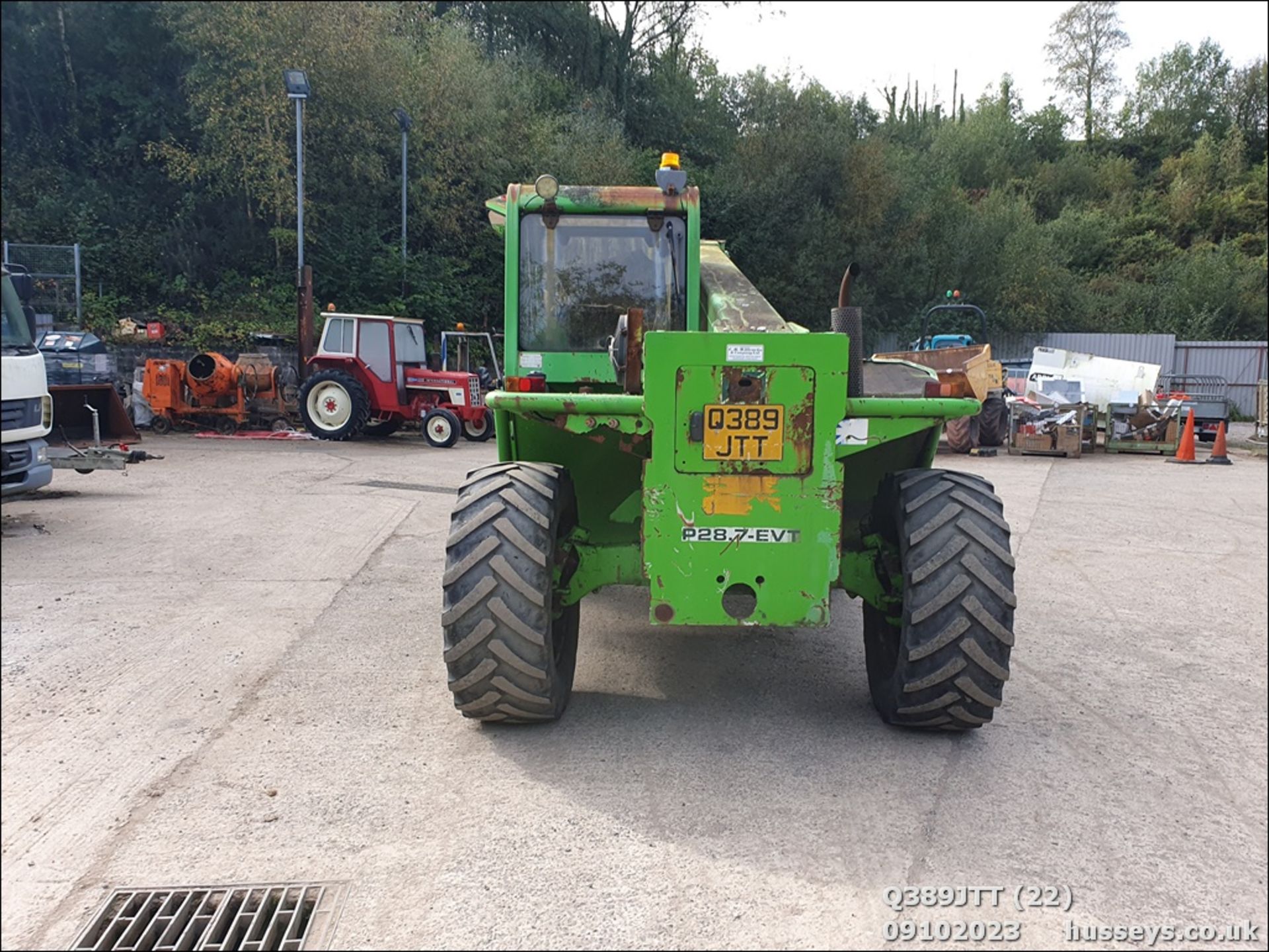 MERLO P287EVT TELEHANDLER & 2 BUCKETS. HOUR CLOCK & FUEL GAUGE U/S - Image 15 of 47