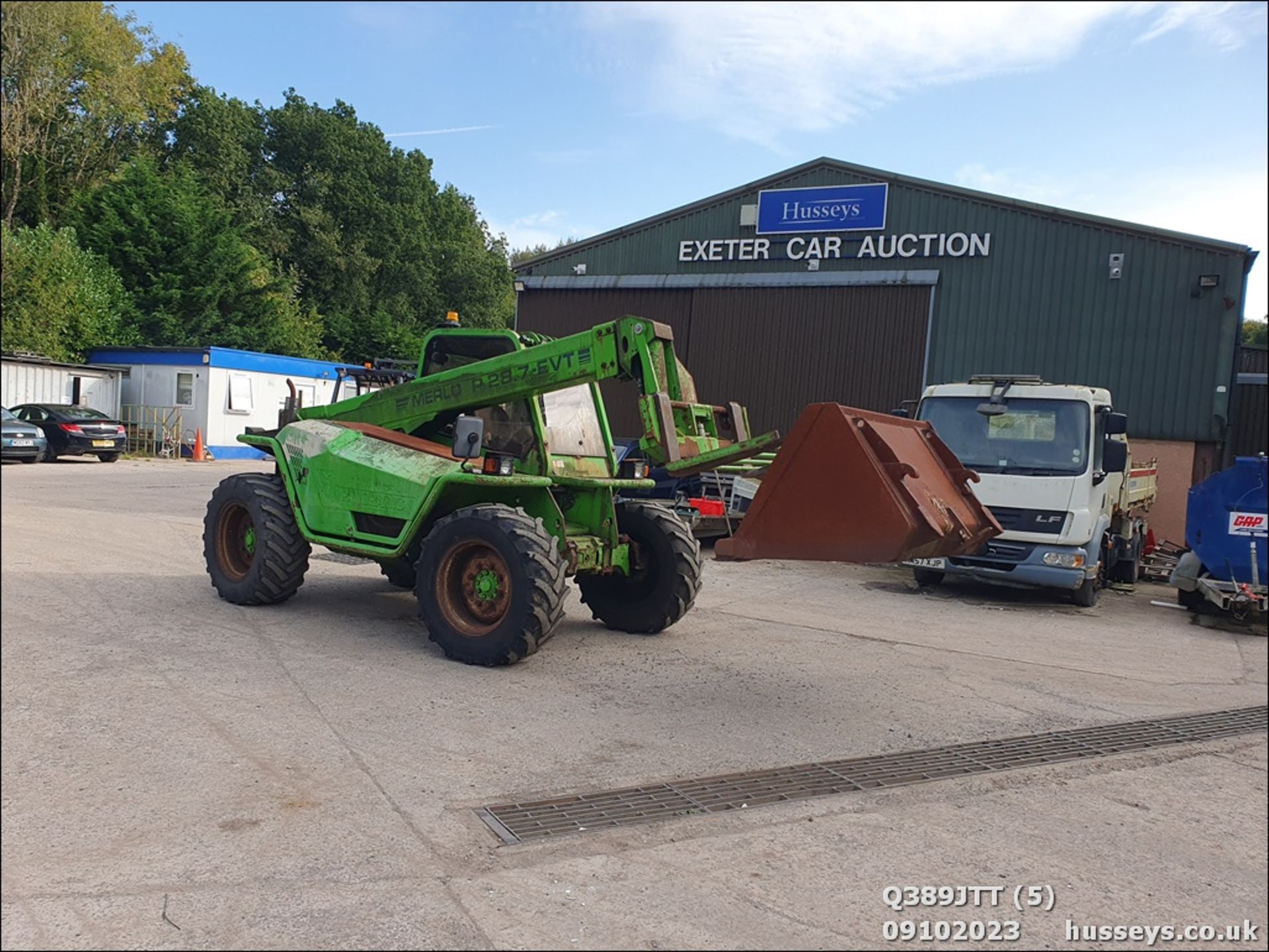 MERLO P287EVT TELEHANDLER & 2 BUCKETS. HOUR CLOCK & FUEL GAUGE U/S - Image 37 of 47