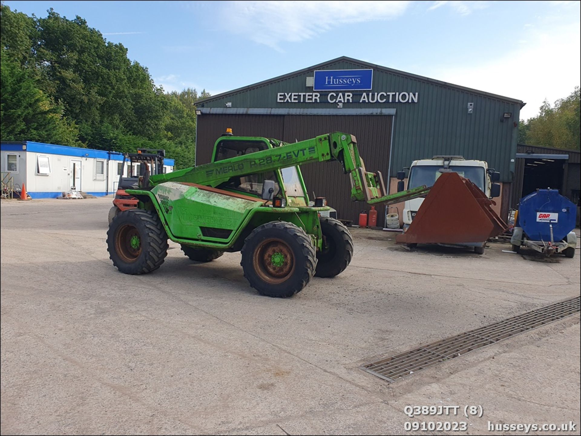 MERLO P287EVT TELEHANDLER & 2 BUCKETS. HOUR CLOCK & FUEL GAUGE U/S - Image 34 of 47