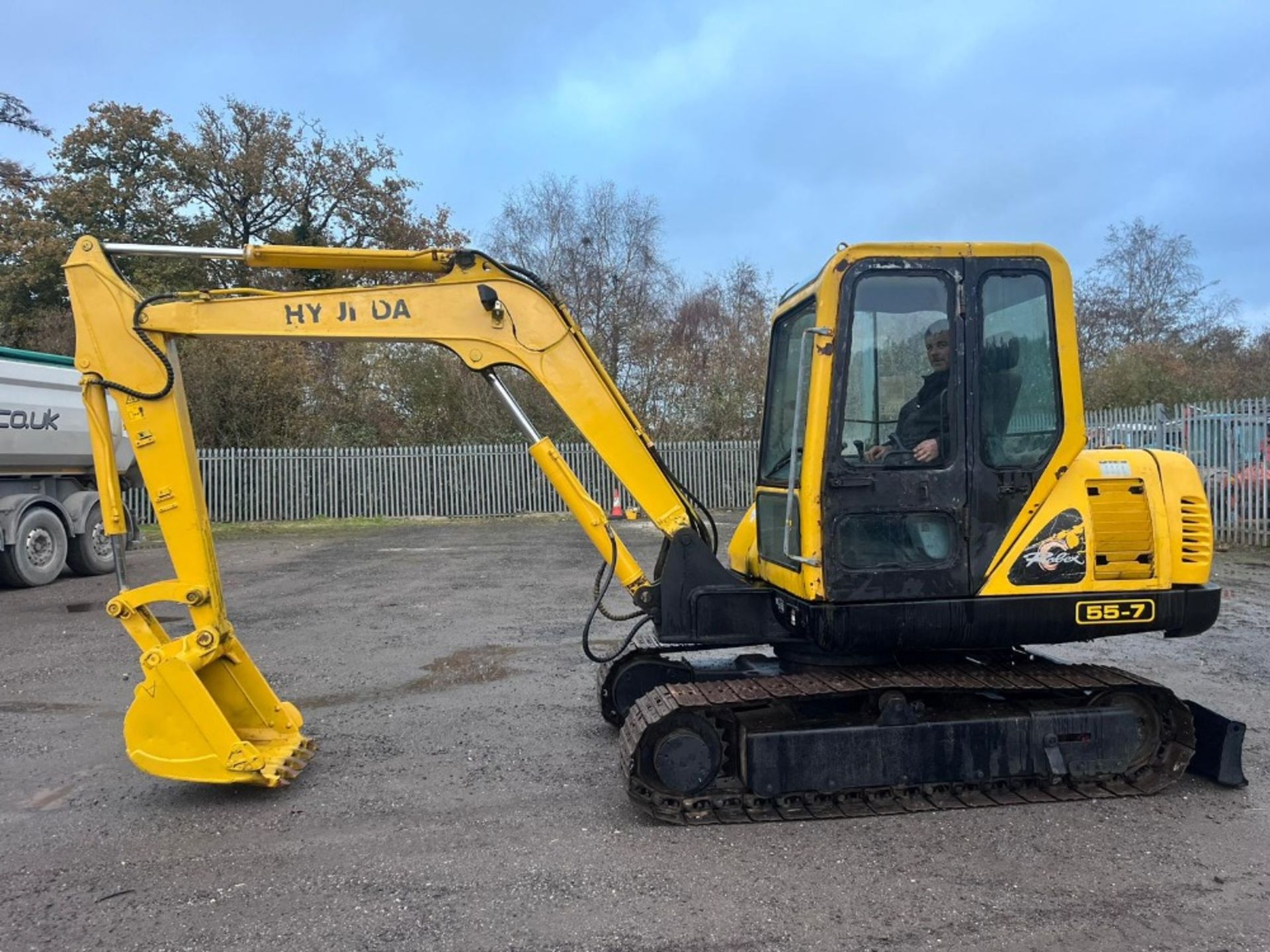 HYUNDAI R55-7 ROBEX EXCAVATOR 2015 ON THE PLATE RTD