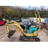 YANMAR SV08 MINI DIGGER C.W 3 BUCKETS EXPANDNG TRACKS BLADE EXTENSIONS RTD 1368HRS