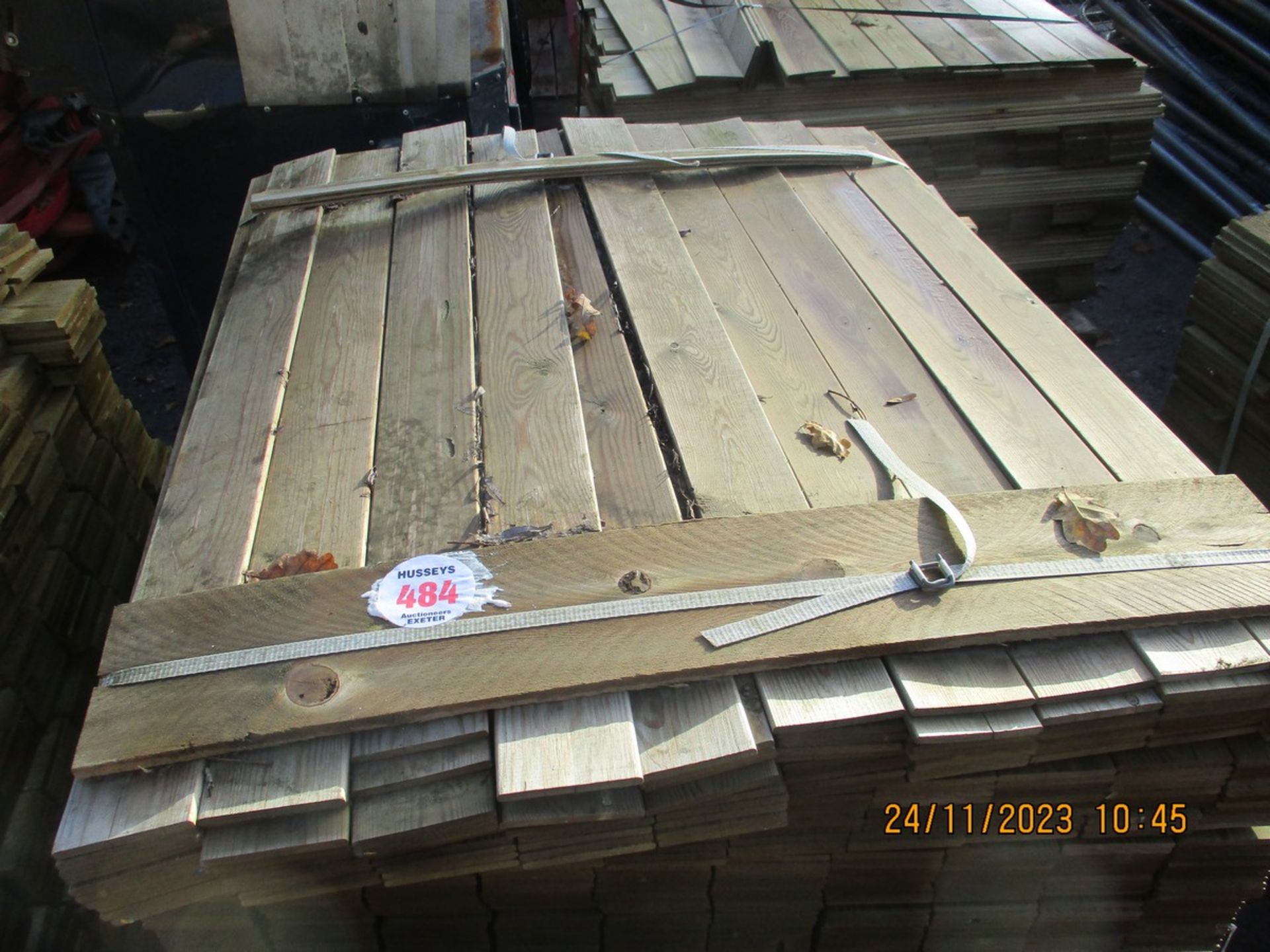 PALLET OF WOODEN BOARDING - Image 2 of 3