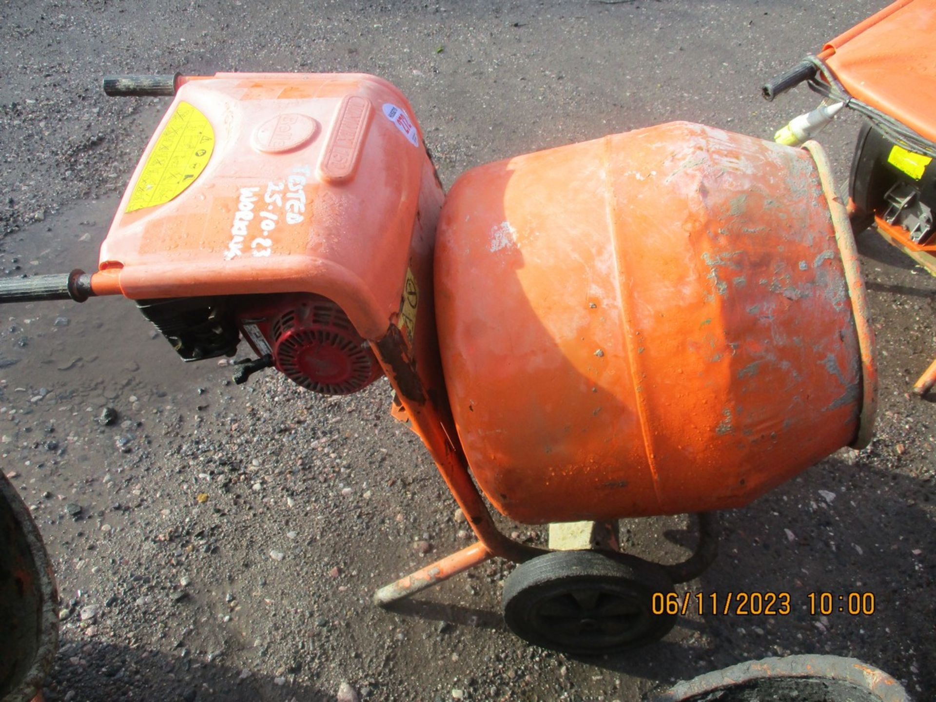 BELLE PETROL MIXER (TESTED WORKING IN OCTOBER)