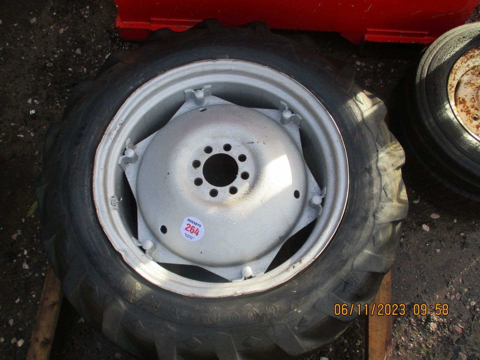 PR OF TRACTOR WHEELS 12.4/11-28 Item Location: Husseys, Exeter, Devon ...