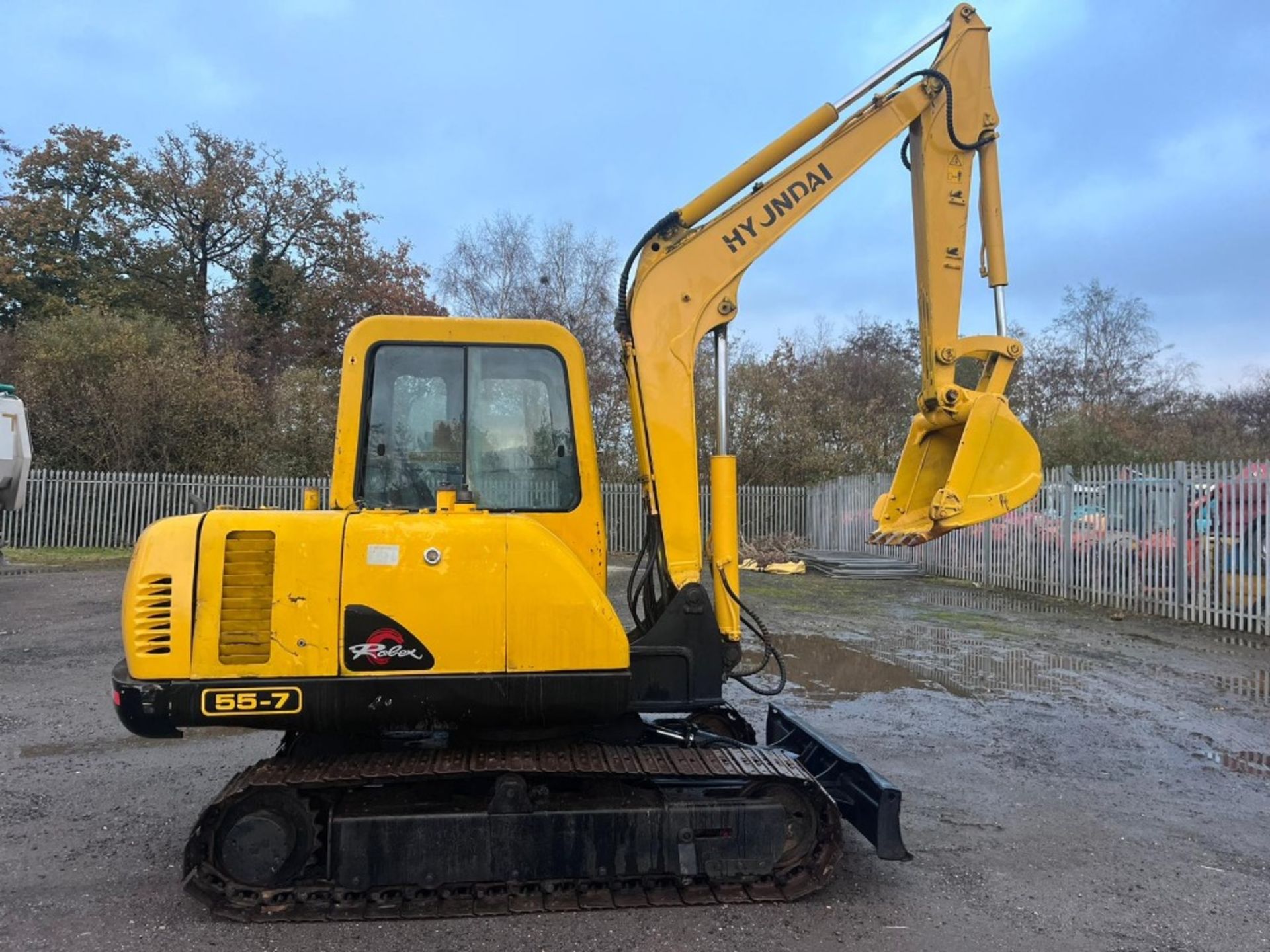 HYUNDAI R55-7 ROBEX EXCAVATOR 2015 ON THE PLATE RTD - Image 3 of 13