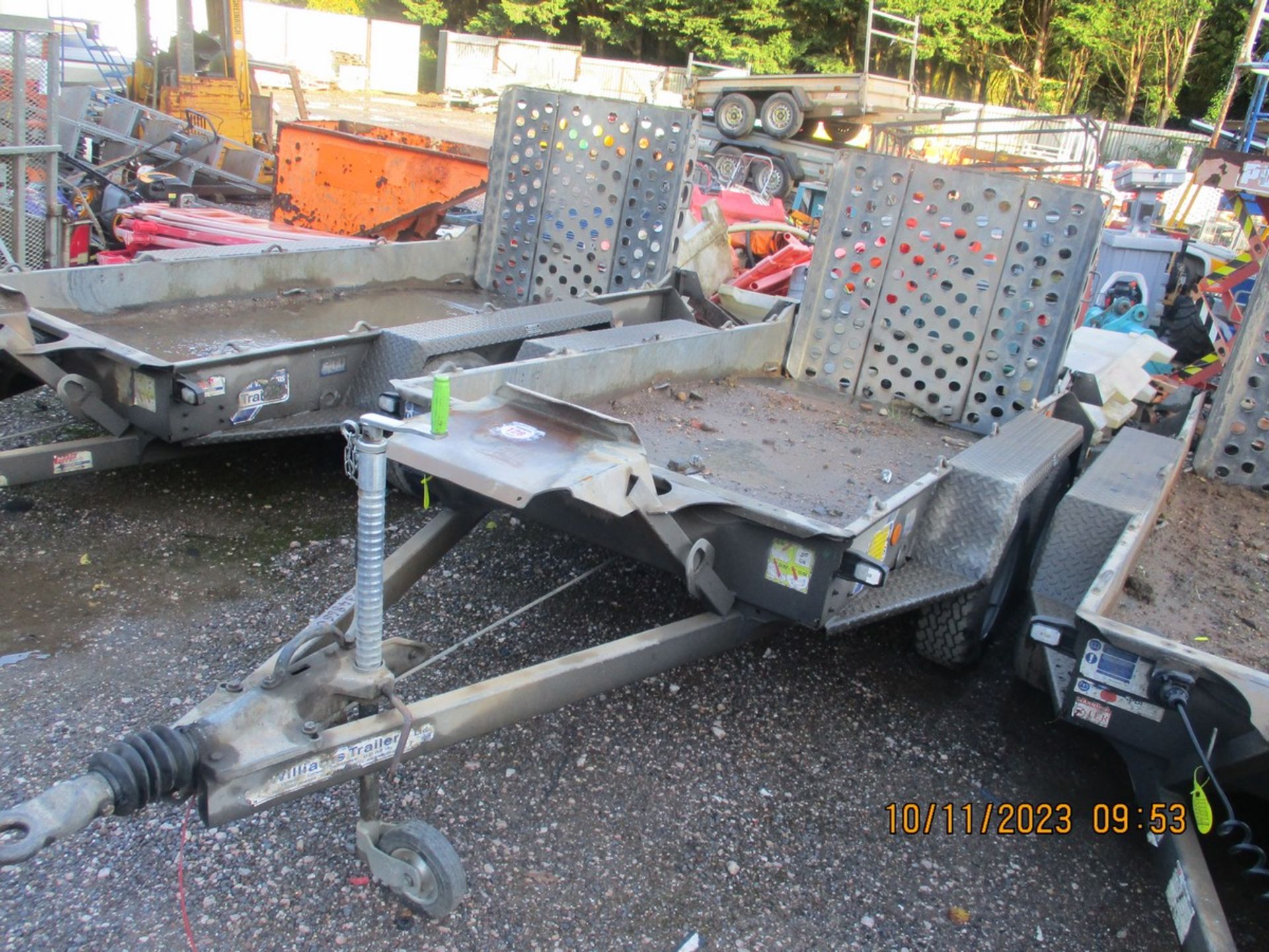 IFOR WILLIAMS TWIN AXLE PLANT TRAILER 3348660 - Image 2 of 3