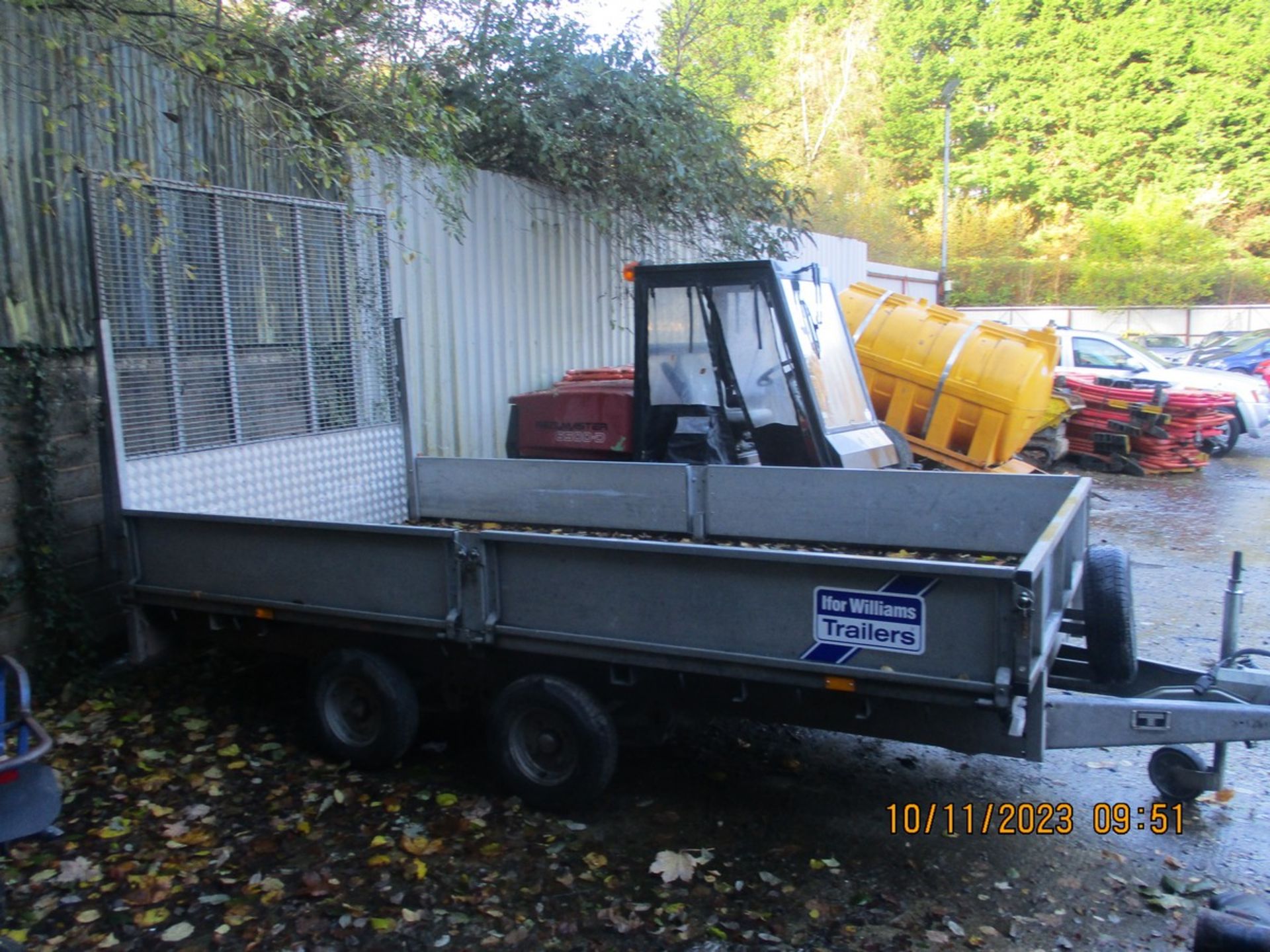 IFOR WILLIAMS LT126G TRAILER C.W DROP SIDES & FULL LENGTH RAMP - Image 5 of 9