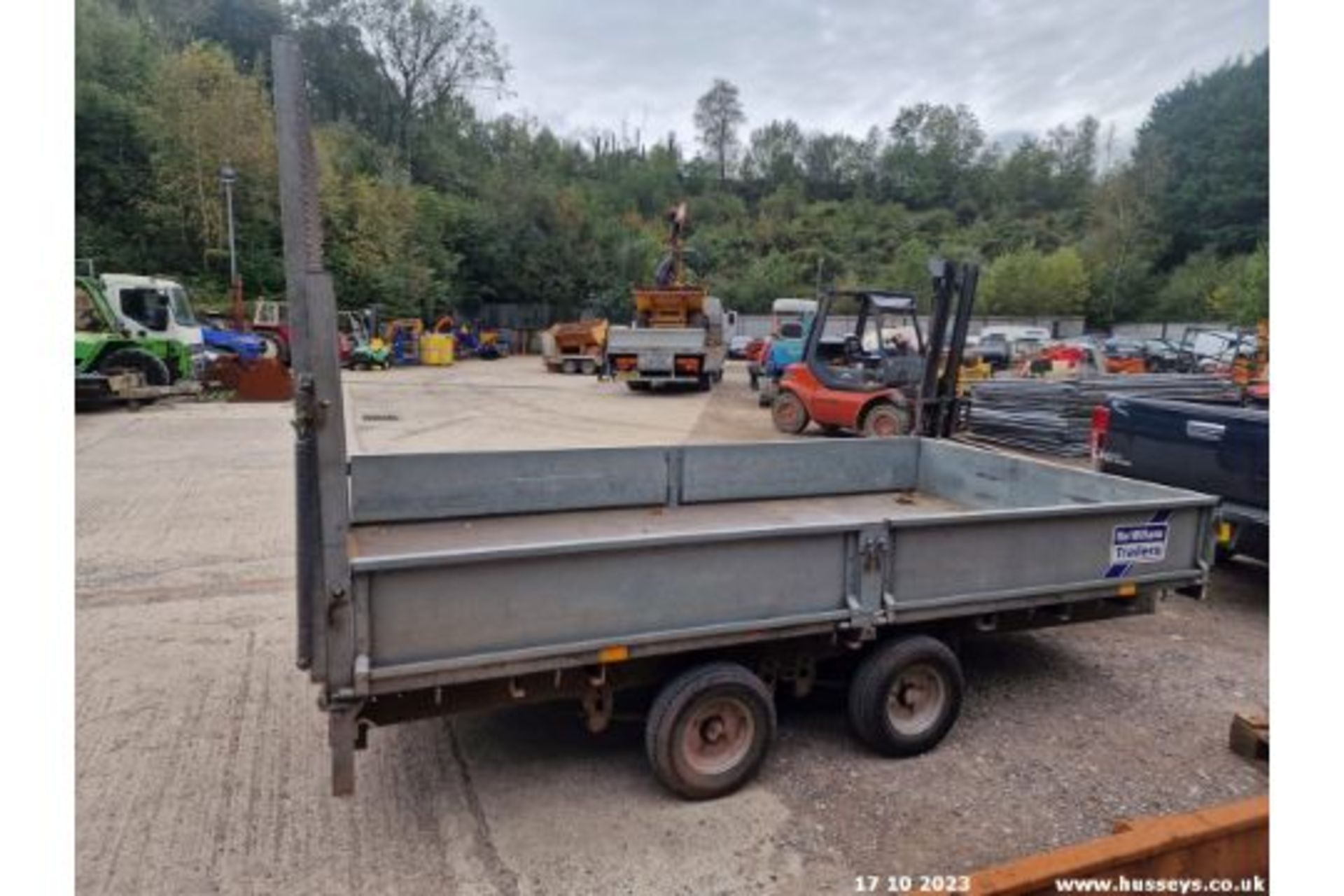 IFOR WILLIAMS LT126G TRAILER C.W DROP SIDES & FULL LENGTH RAMP - Image 2 of 9