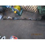 10 ANGLING RODS INCLUDING A HARDY ROD