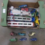 Die-cast model vehicles including four car transporters, Models of Yesteryear, Corgi Chevrolet