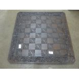 A large resin chessboard **PLEASE NOTE THIS LOT IS NOT ELIGIBLE FOR POSTING AND PACKING**