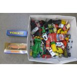 Die-cast model vehicles, Matchbox, Dinky, etc.