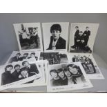 A collection of thirteen original Beatles EMI promotional photographs