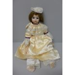 A doll, marked Jolenes Debbie, 40cm