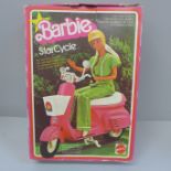 A 1978 Barbie Starcycle, boxed