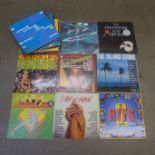 Twenty-eight vinyl LP records, sound tracks and compilations