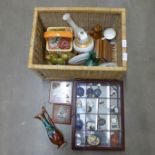 A collection of china, some in display case *PLEASE NOTE THIS LOT IS NOT ELIGIBLE FOR POSTING AND