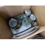 A collection of Purbeck dinnerware **PLEASE NOTE THIS LOT IS NOT ELIGIBLE FOR POSTING AND PACKING**