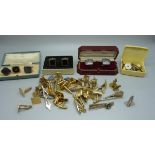 Cufflinks and tie-pins including Apollo, Lunar landing module