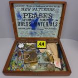 Assorted items; propelling pencil, AA badges, marbles, pocket watch, etc.
