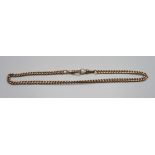 A 9ct gold Albert watch chain, each link marked, 26g, 39cm