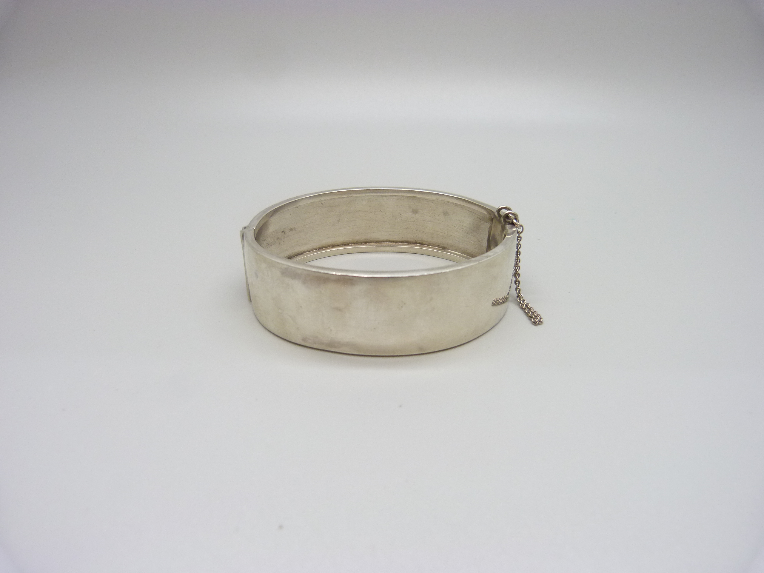 A Victorian bangle, (tests as silver) - Image 2 of 2