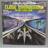 A Richard Dreyfuss autographed Close Encounters of the Third Kind LP