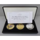 The HRH Prince George of Cambridge 1st Birthday £5 coin collection