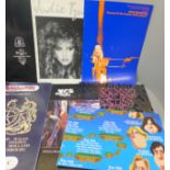 A collection of prog rock tour brochures and posters, ELP, Yes, Rick Wakeman, Marillion