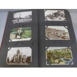 An album of over 270 topographical early 20th Century postcards