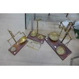 Three sets of vintage Avery weighing scales