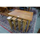 A Poul Hundevad teak nest of tables