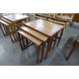 A G-Plan Quadrille teak nest of tables