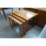 A G-Plan Quadrille teak nest of tables