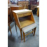 A Chippy Heath teak telephone seat