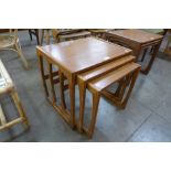 A G-Plan Quadrille teak nest of tables