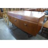 A teak sideboard