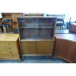 A teak bookcase