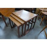 A G-Plan Quadrille teak nest of tables