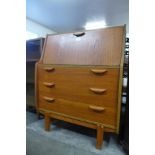 A teak bureau