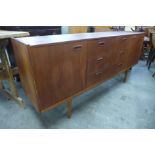 A Danish teak sideboard